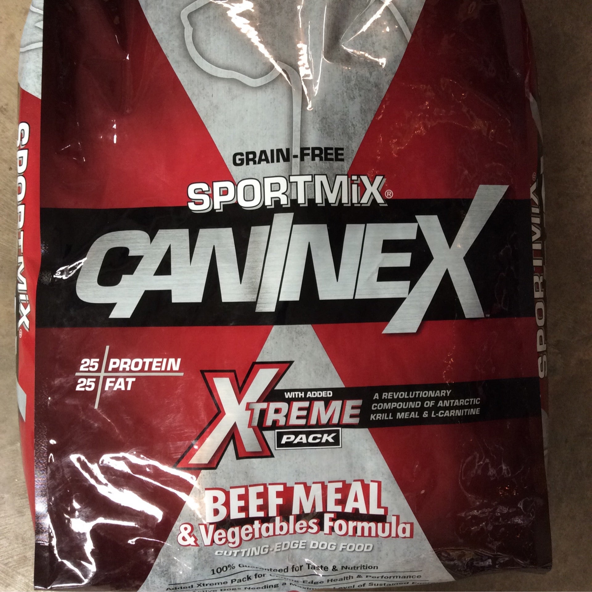 Caninex Beef (Red Bag) 40 lbs Neighbors Feed & Seed Supply Co.